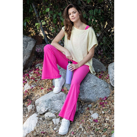 PLUS SIZE MINERAL WASHED SHORT SLEEVE TOP