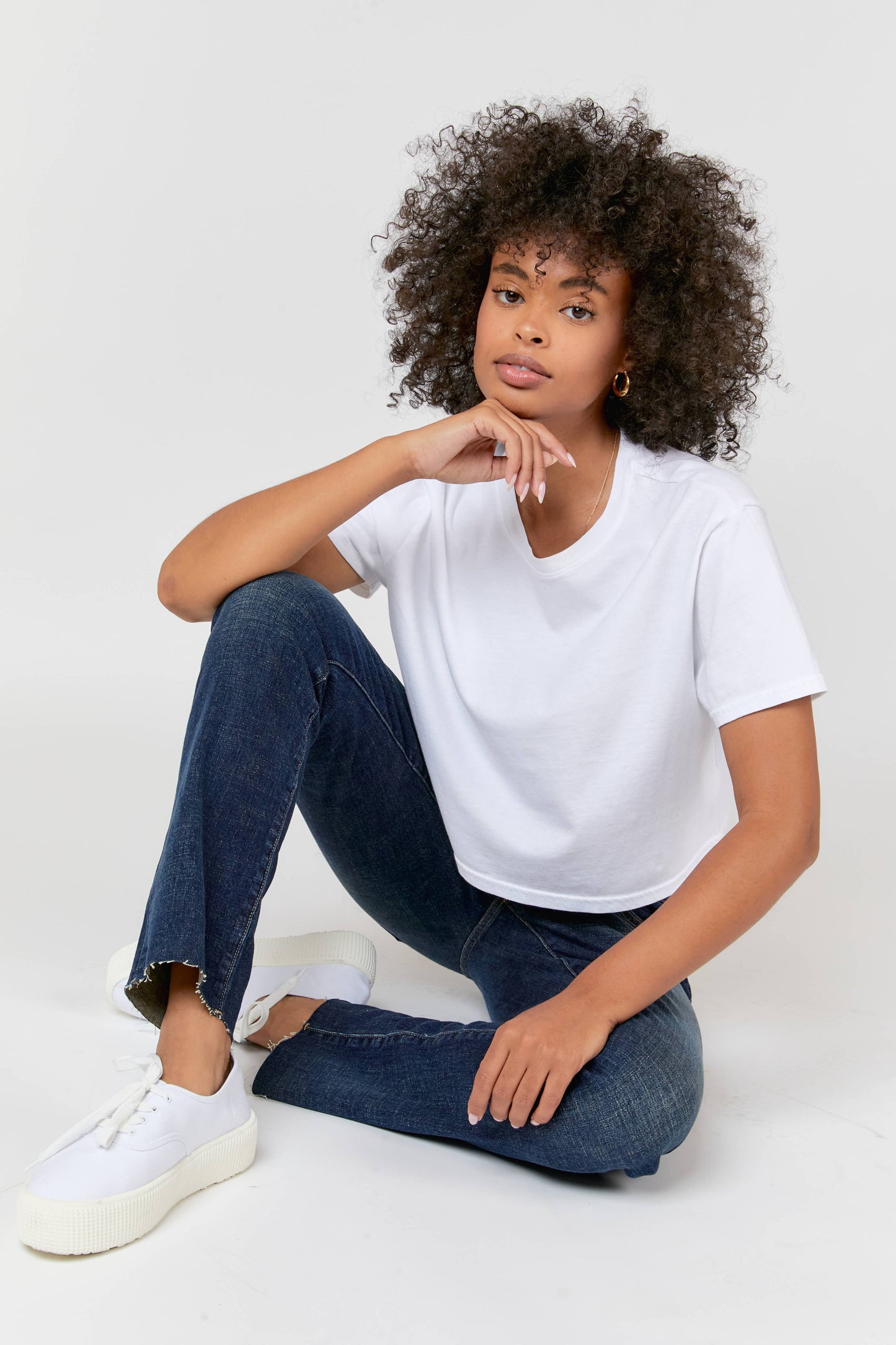 Oliver Logan Crosby Mid Rise Relaxed Taper Jean