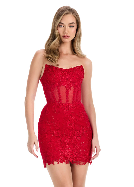 ASHLEYlauren 4852 | Red