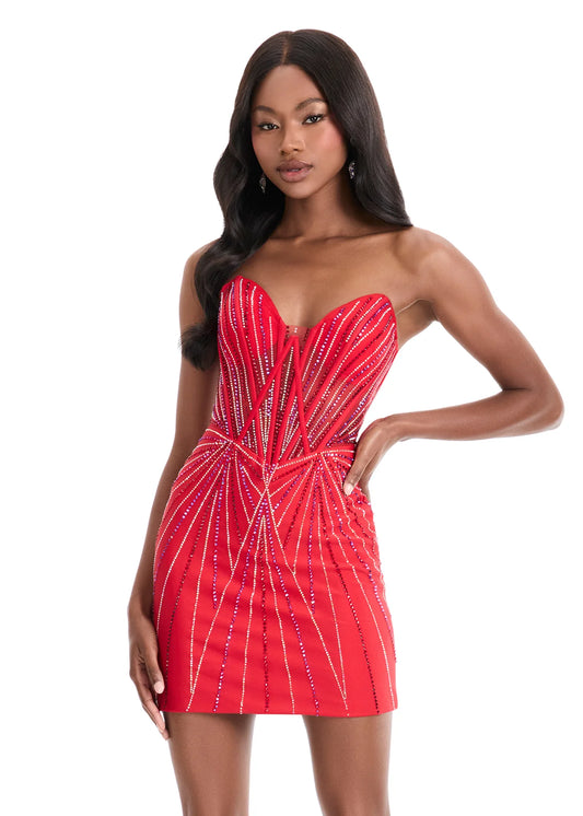 ASHLEYlauren 4859 | Red