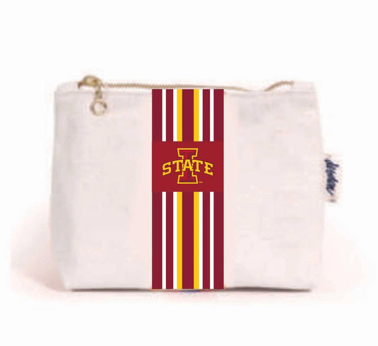 Small canvas pouch - Iowa State