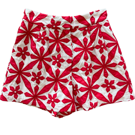 Skies Are Blue Embroidered Shorts