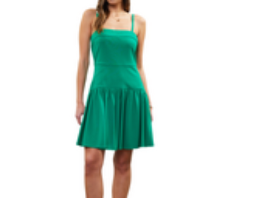 Skies are Blue Sleeveless Square Neck Mini Dress