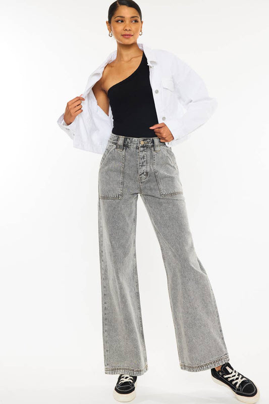 KanCan Wide Leg Jean