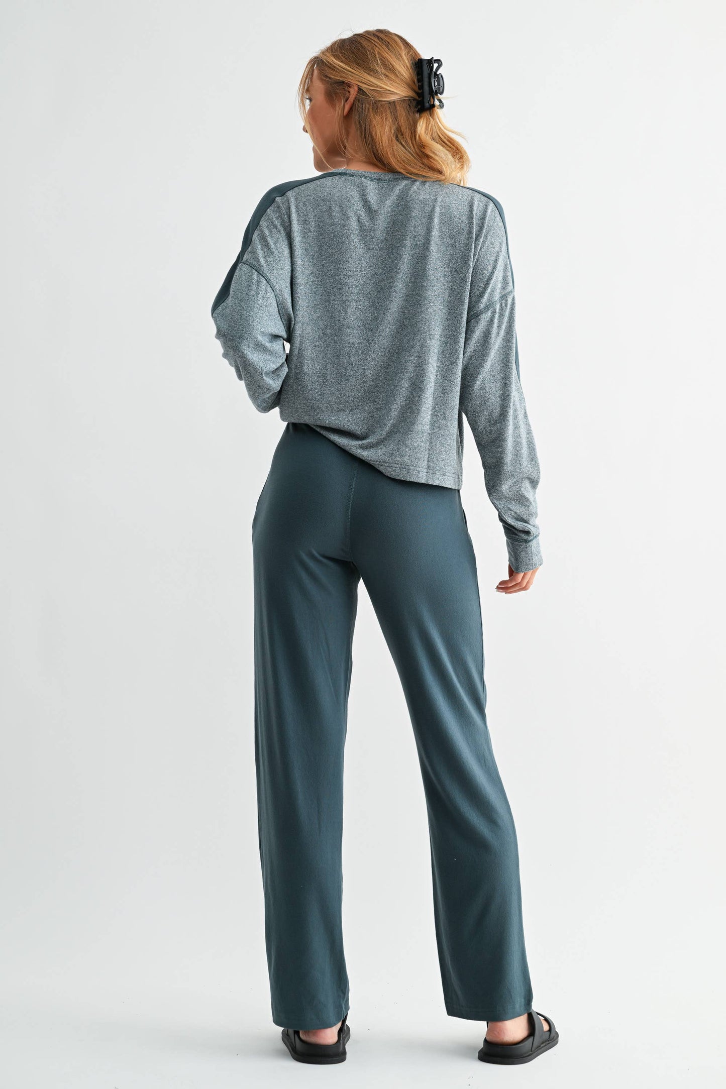 Brushed Hacci Warm Line Lounge Set