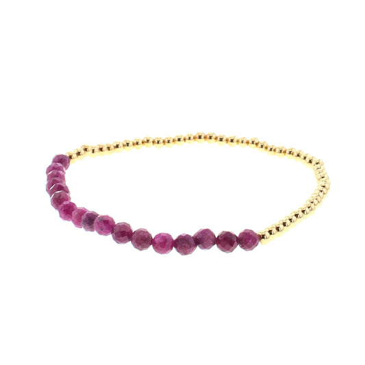 Lotus Gold Stacking Bracelet