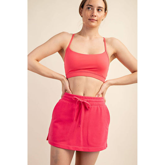 FRENCH TERRY SHORT SKORT