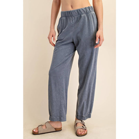 MINERAL WASHED COTTON LOUNGE PANT