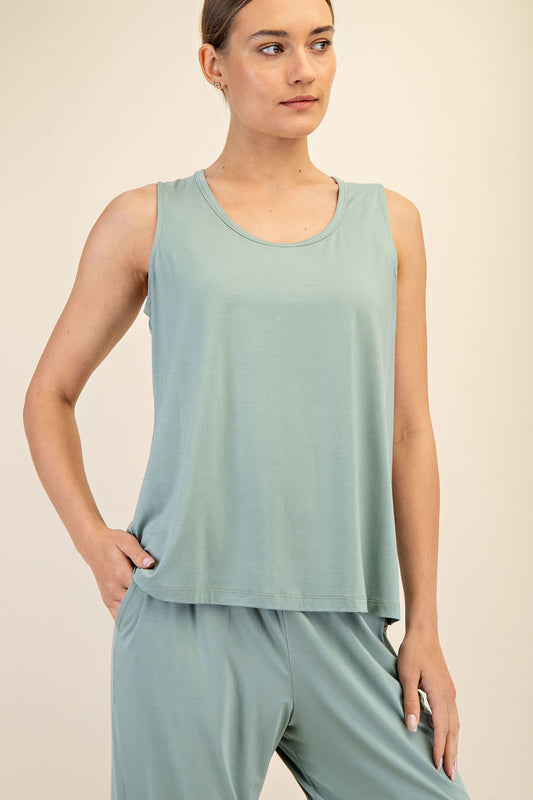 VISCOSE MODAL SLEEVELESS TANK
