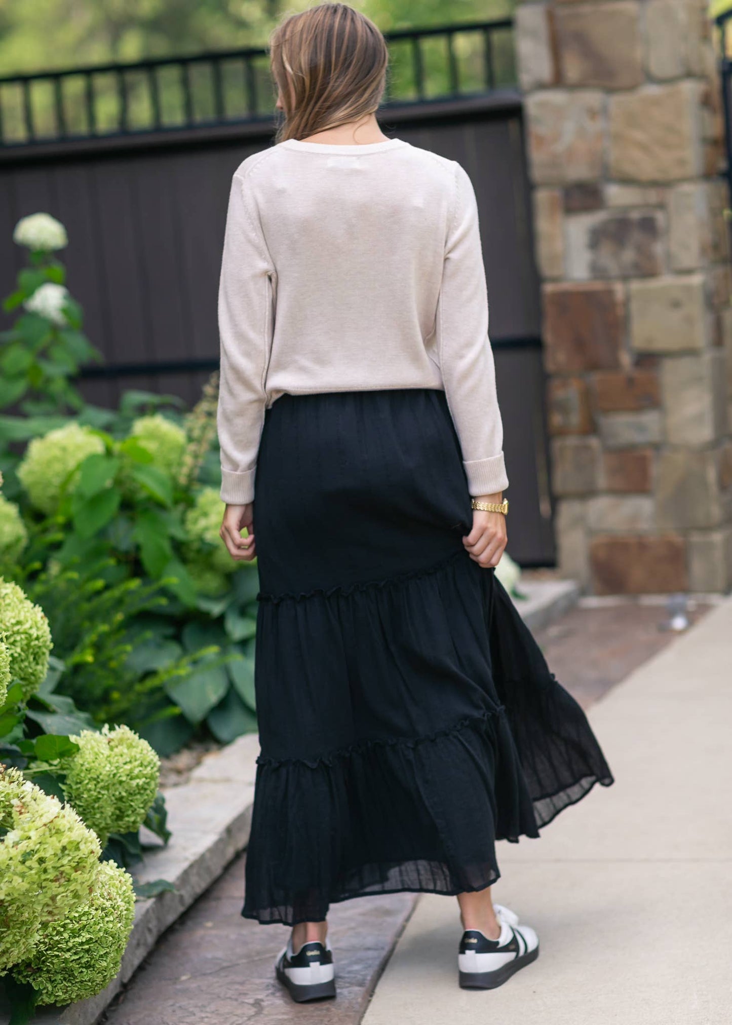 Womens Serena Gauze Maxi Skirt Summer 2025