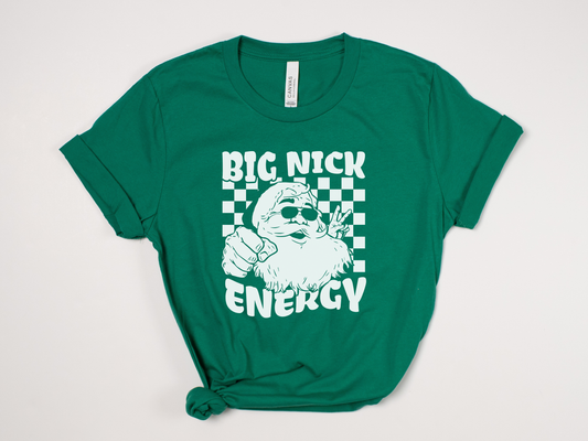 Christmas T-Shirt – Big Nick Energy – Retro Holiday Tee