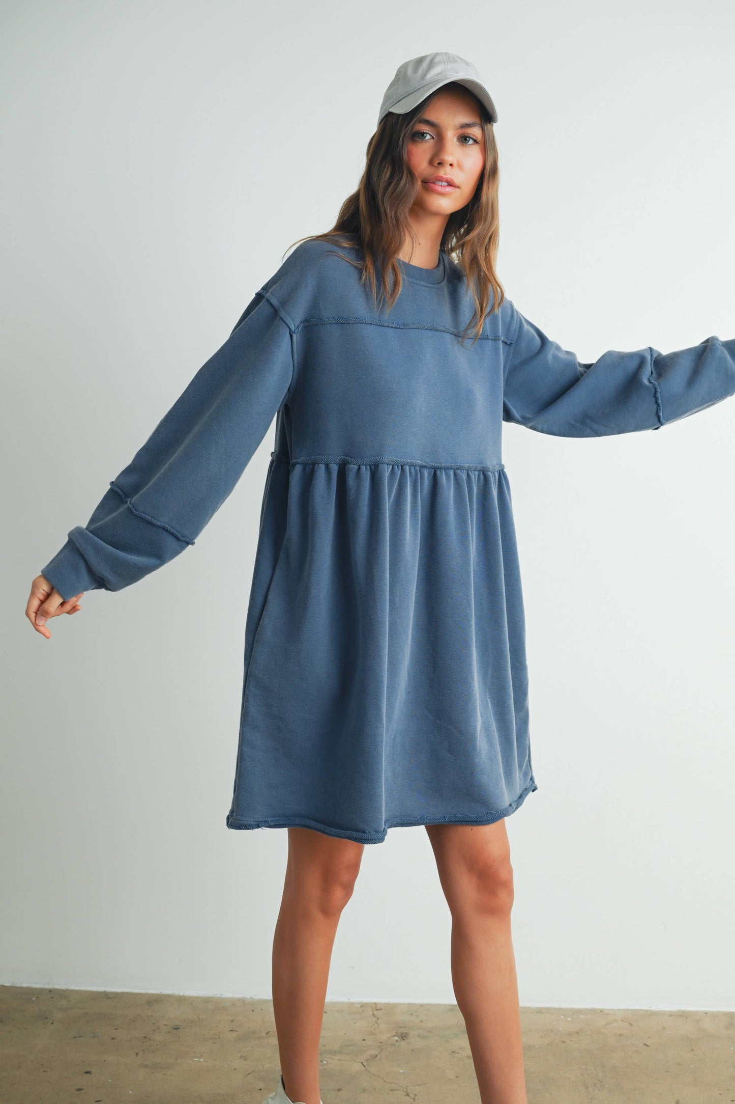 Full Sleeve Mini Dress