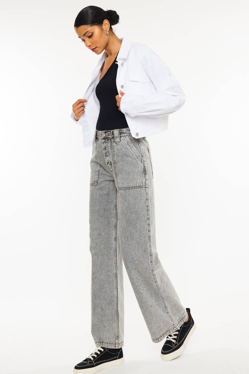 KanCan Wide Leg Jean