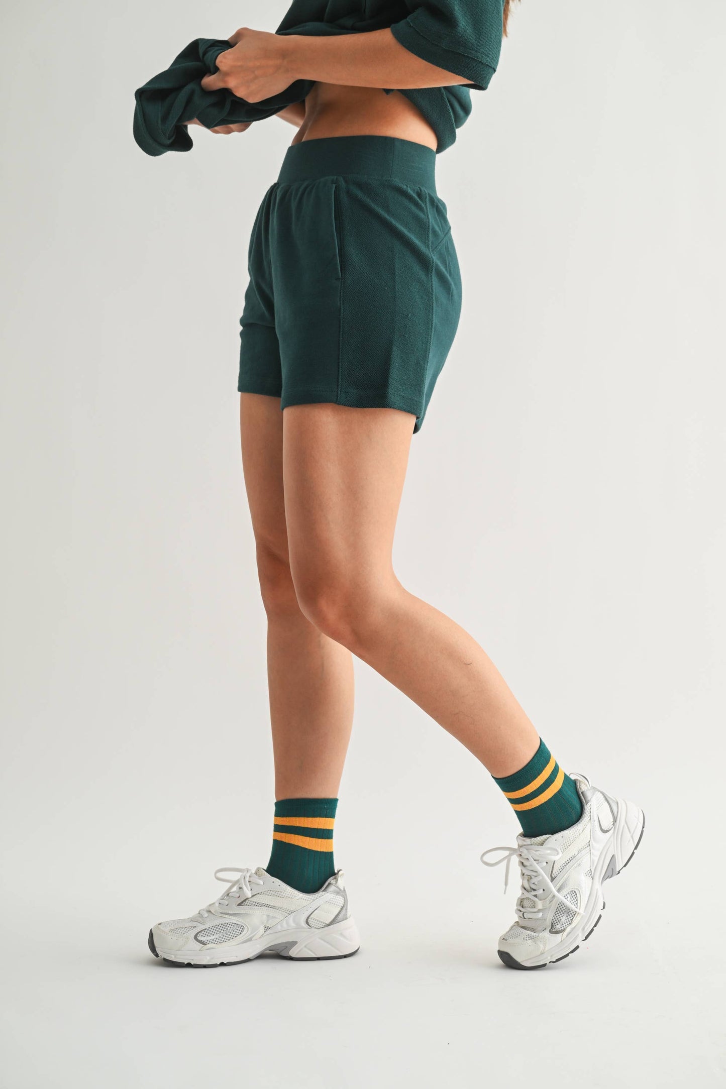 Offset French Terry Lounge Shorts