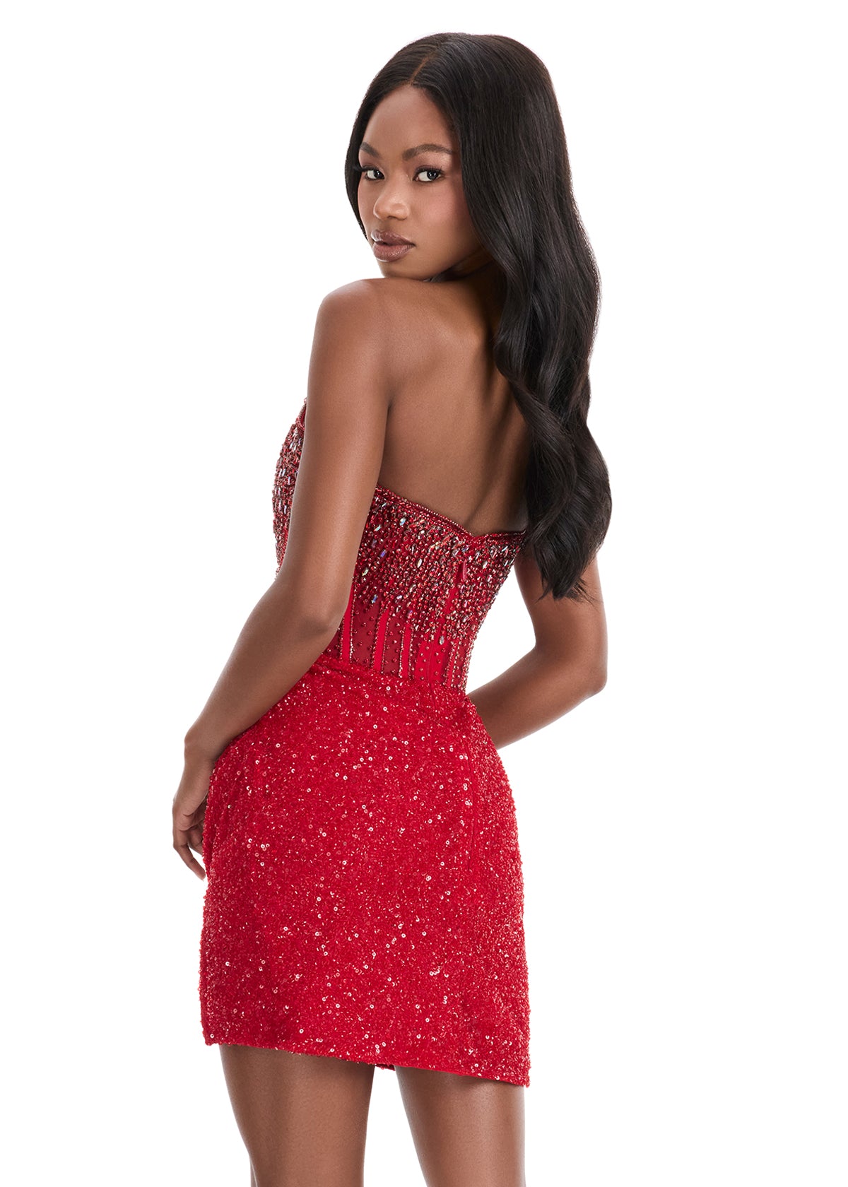 ASHLEYlauren 4564 | Red