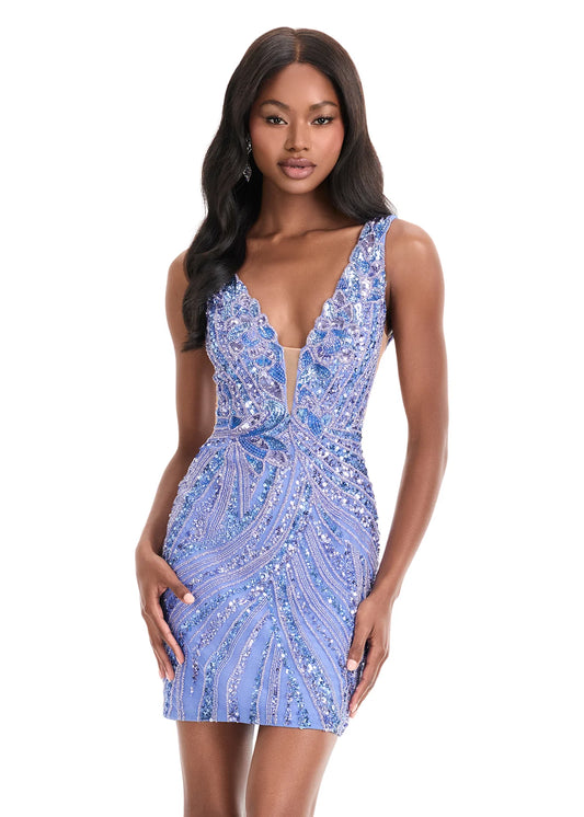 ASHLEYlauren 4893 | Periwinkle