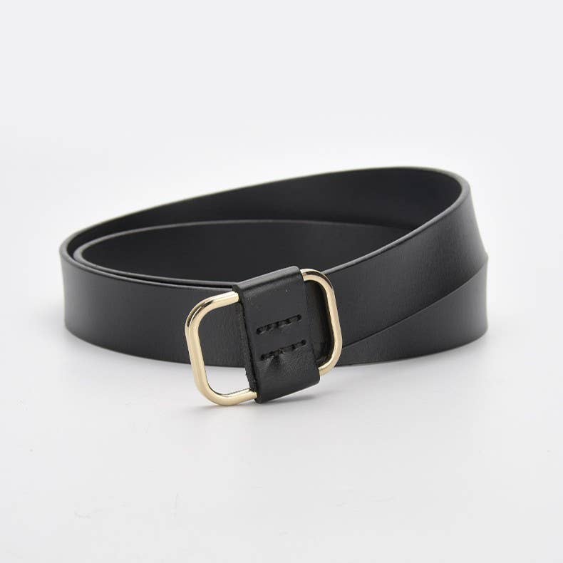 Women'S Simple And Versatile Square Buckle Belt
