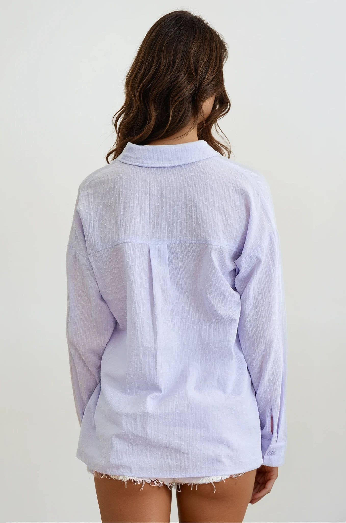 Swiss Dotted Woven Shirt