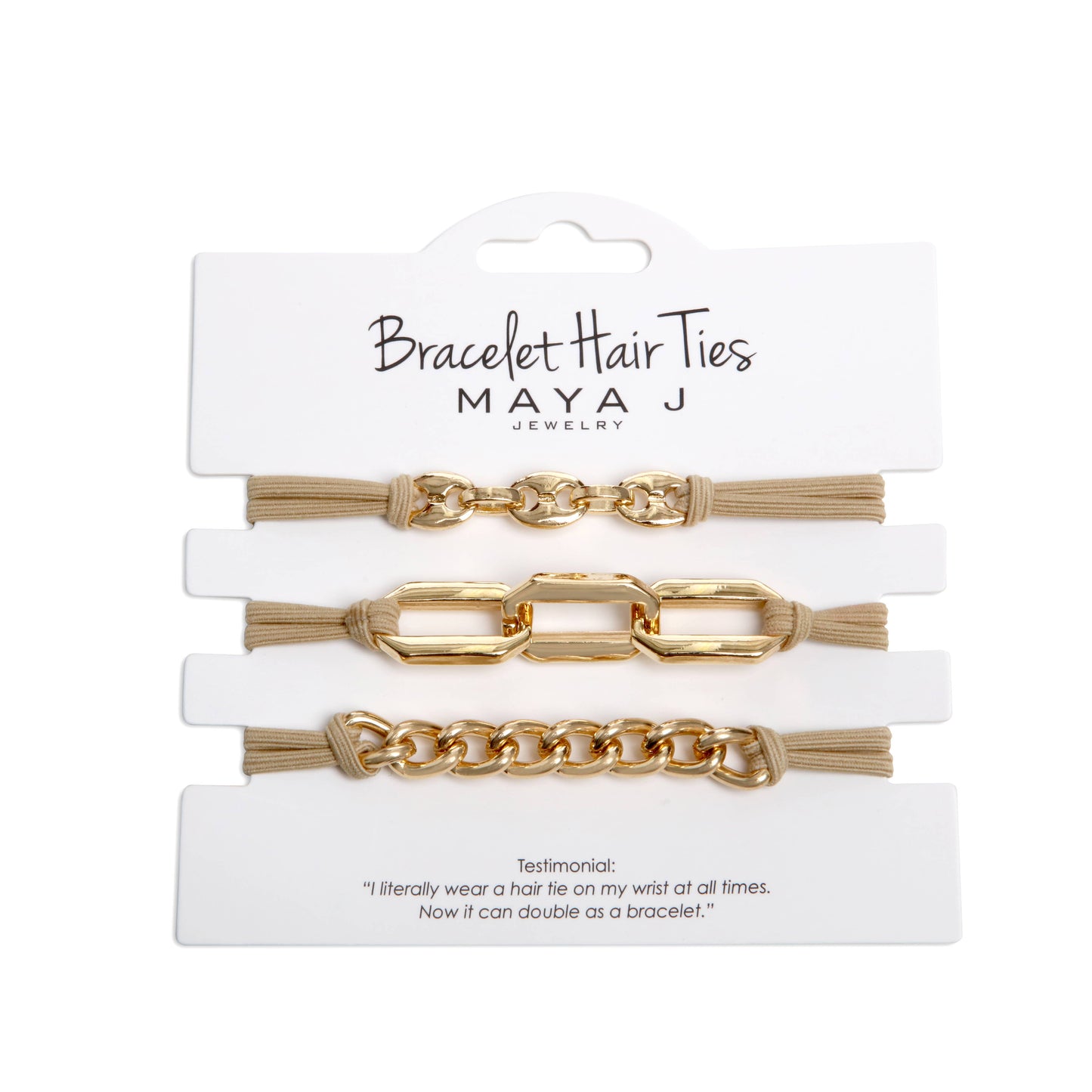 2-in-1 Bracelet Hair Tie Sets