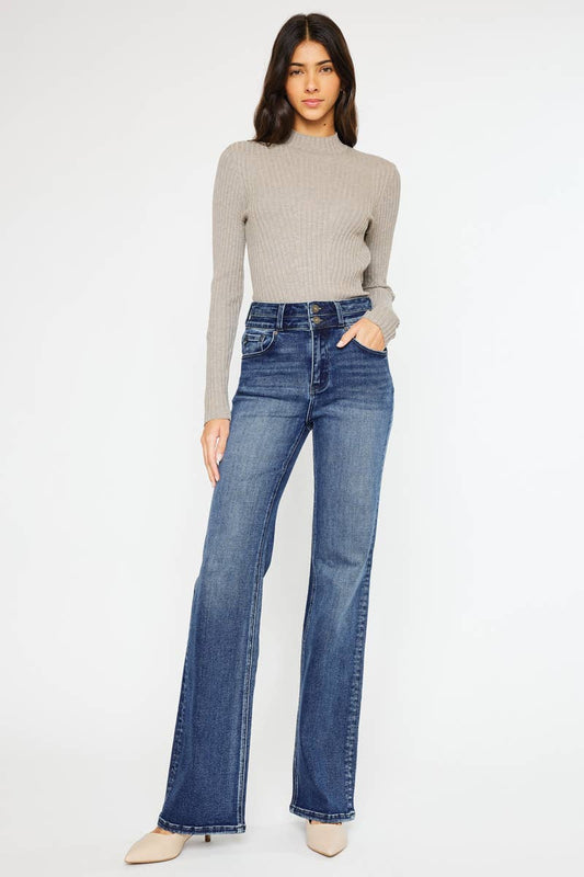 KANCAN HIGH RISE WIDE FLARE JEANS