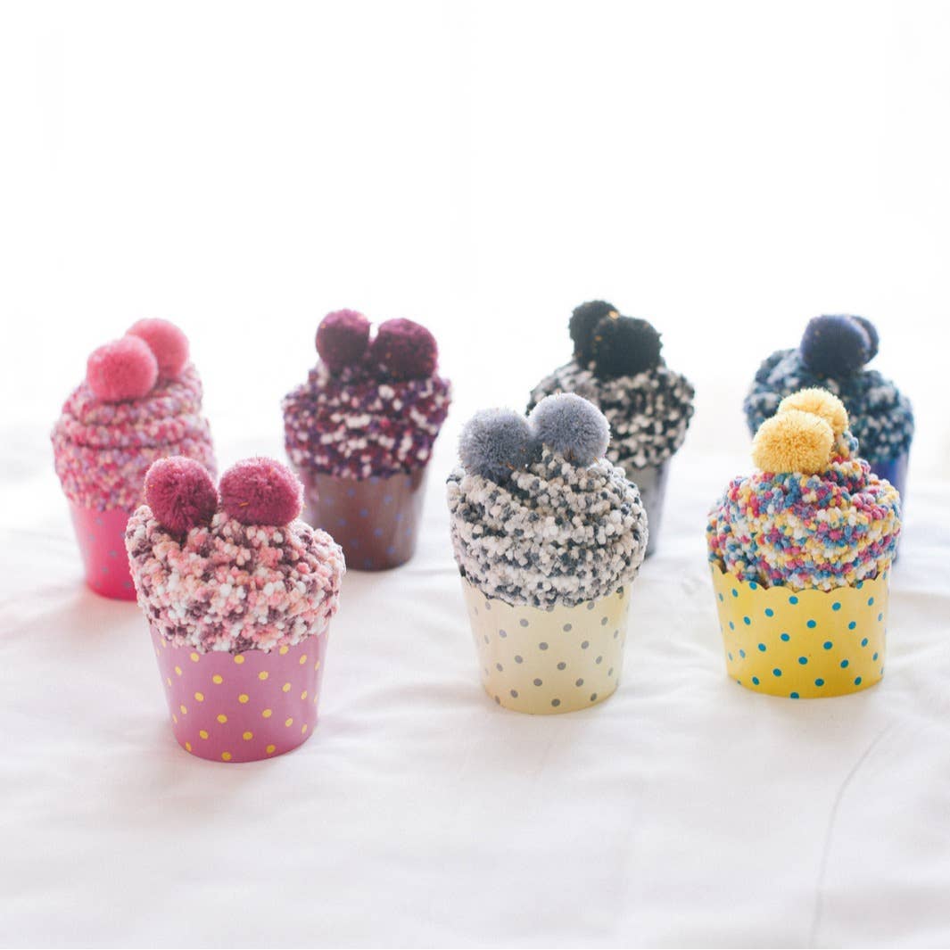 Cozy Pearl Fleece Cupcake Naked Socks
