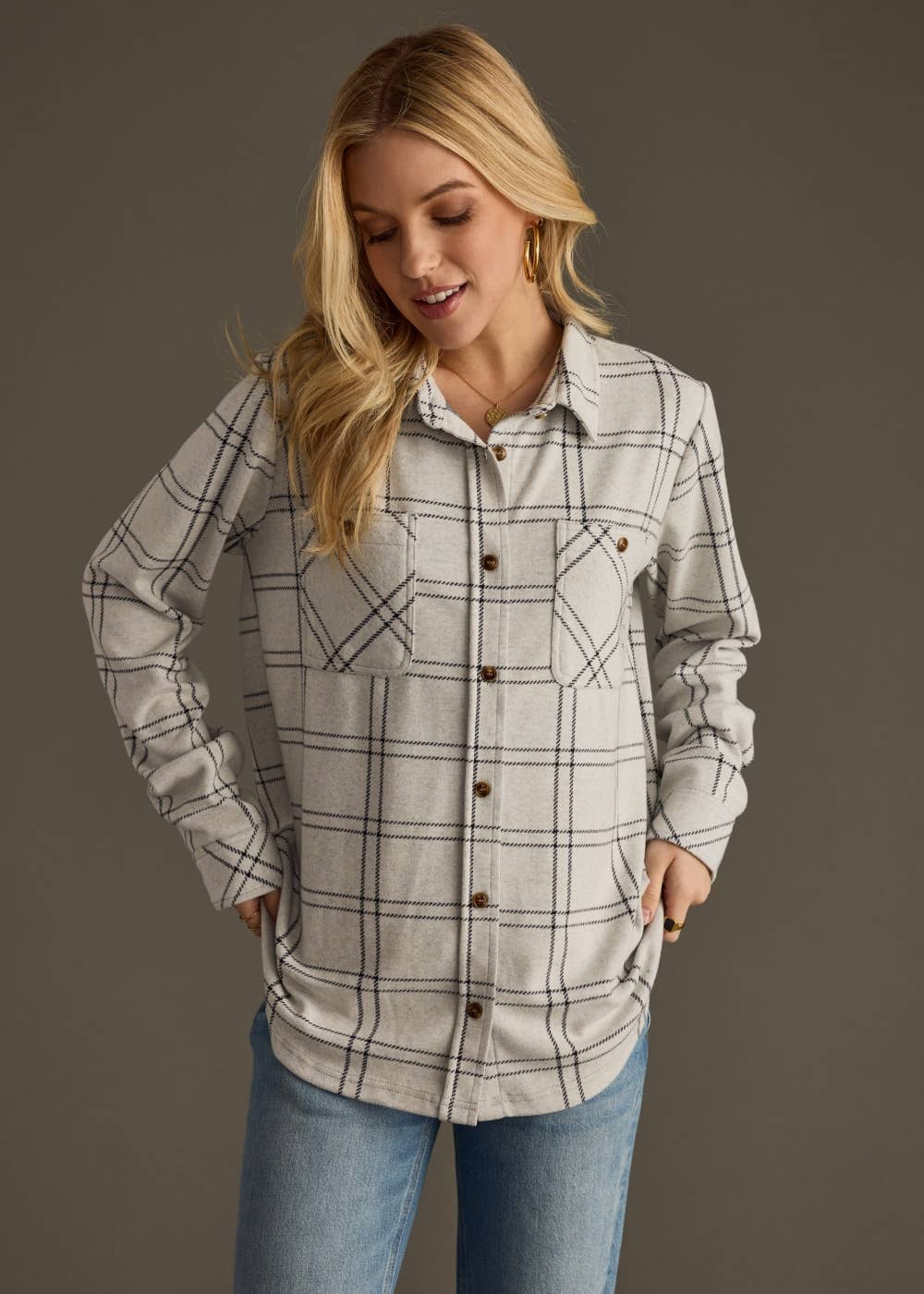 Super Soft Button Up