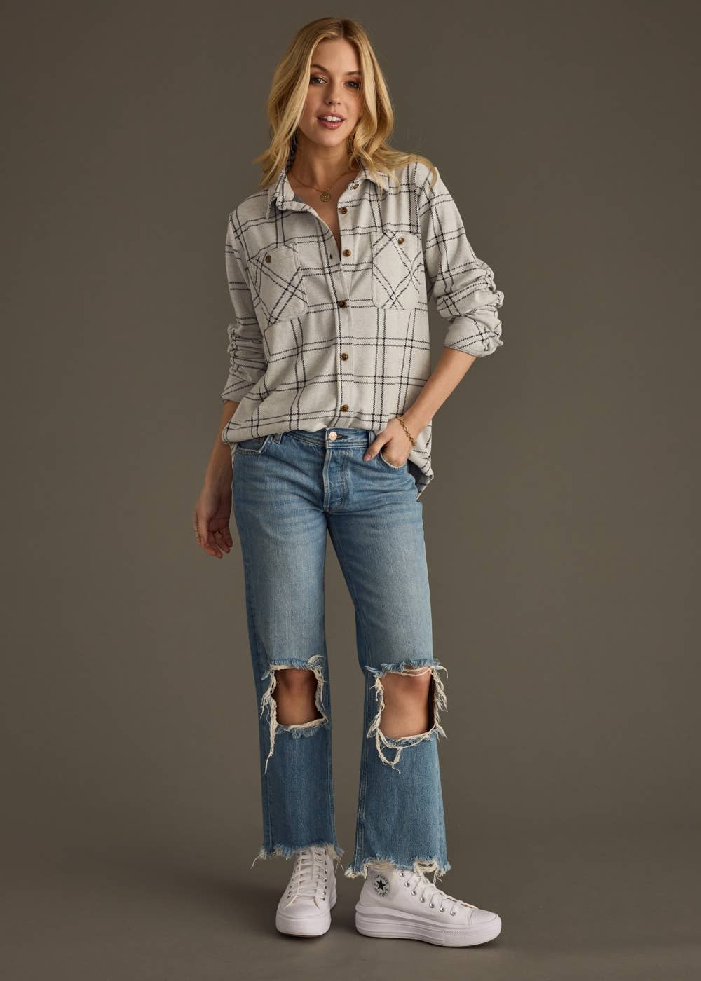 Super Soft Button Up