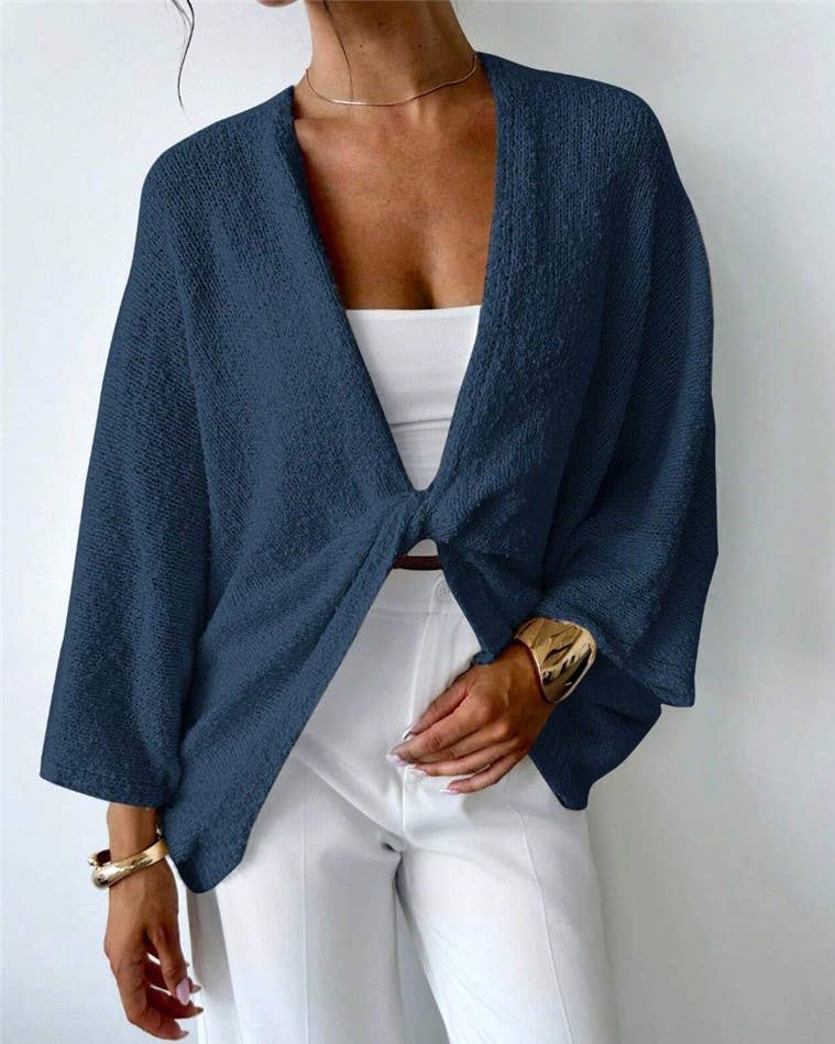 Cozy Crossover V-Neck Cardigan Sweater