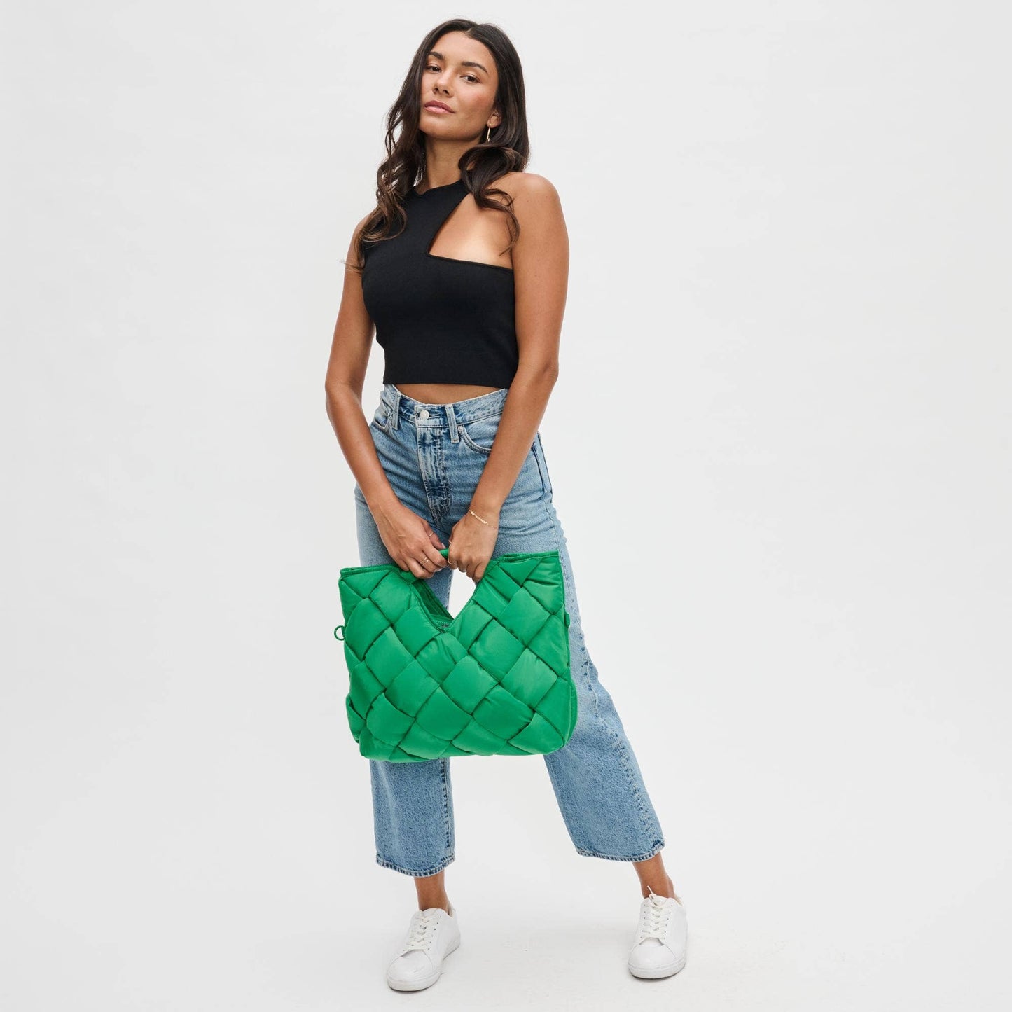 Revelation Woven Nylon Tote Crossbody