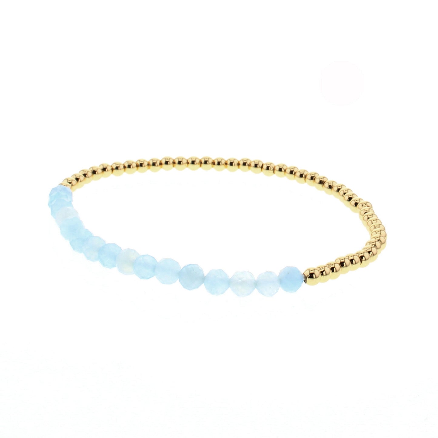 Lotus Gold Stacking Bracelet