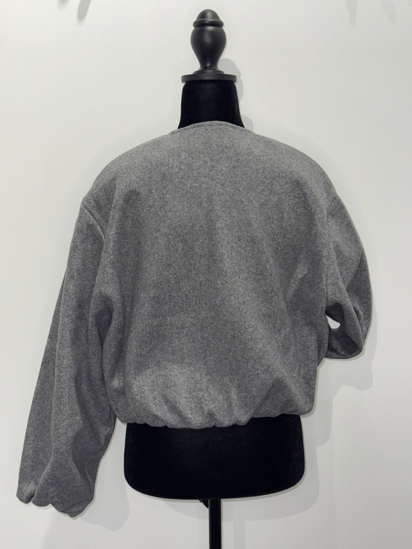 Collareless Bomber Jacket