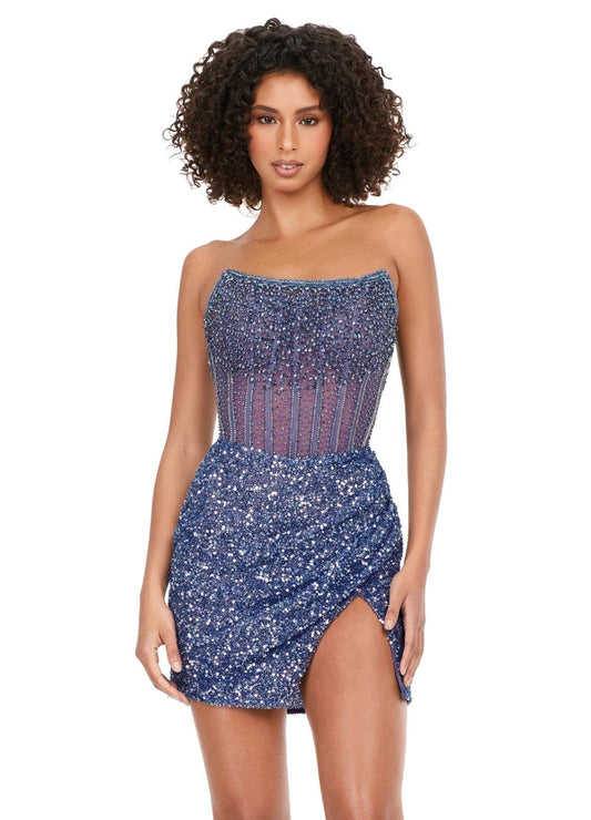 ASHLEYlauren 4564 | Periwinkle