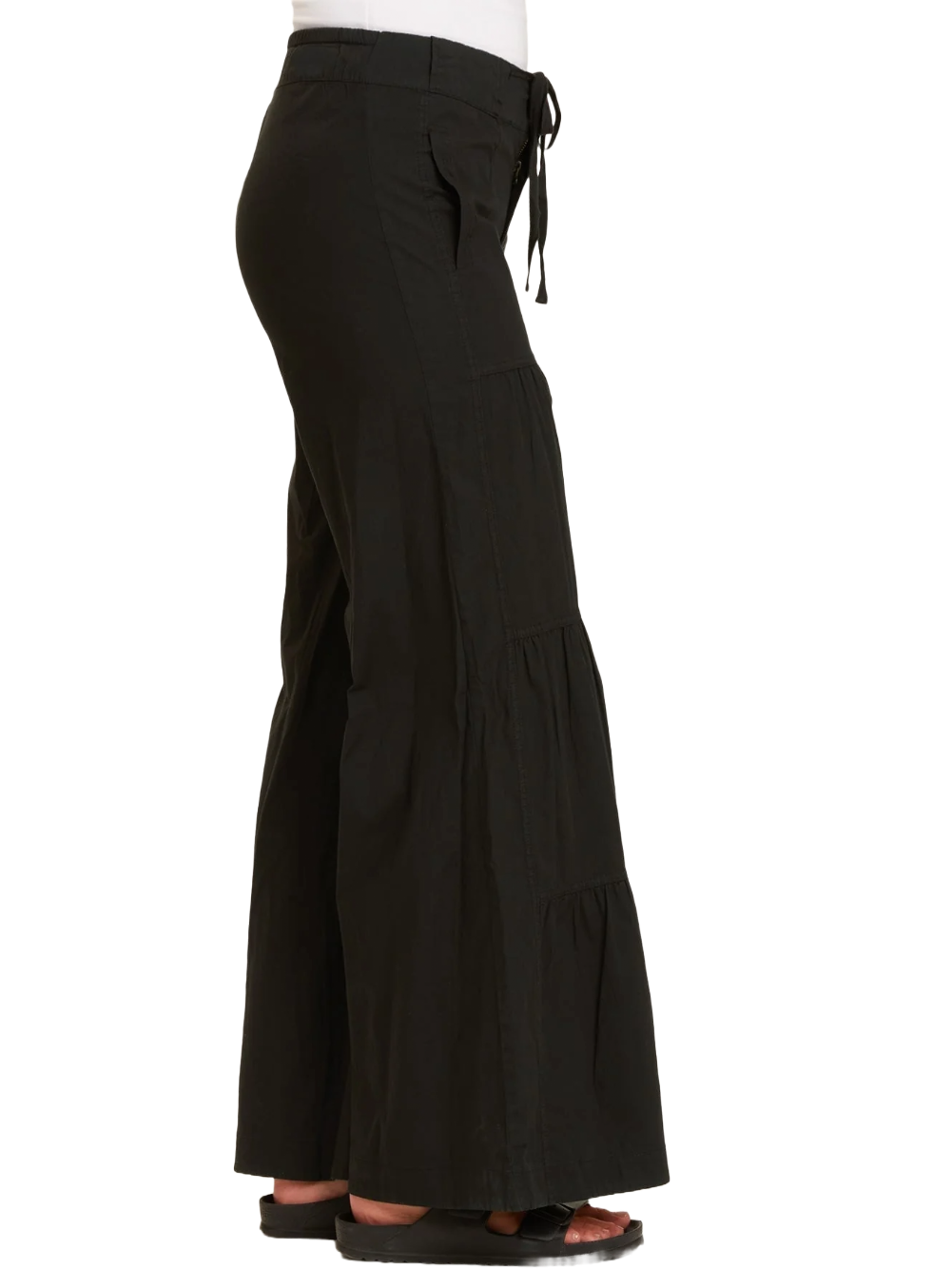 Terraced Wide Leg Pant