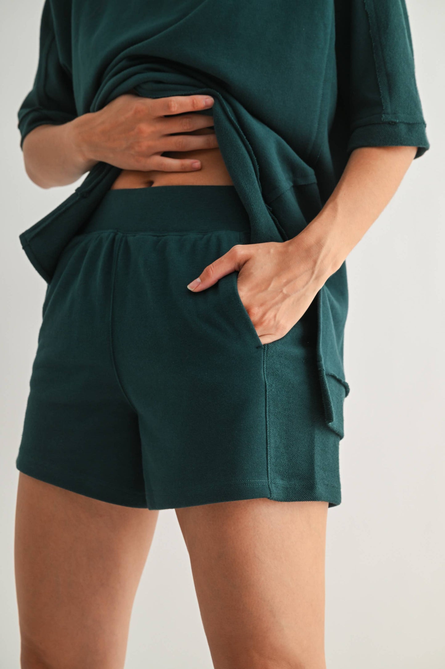 Offset French Terry Lounge Shorts