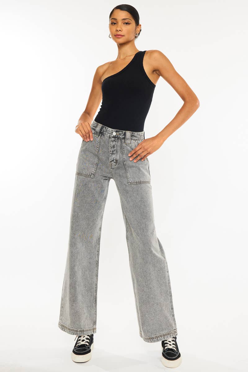 KanCan Wide Leg Jean