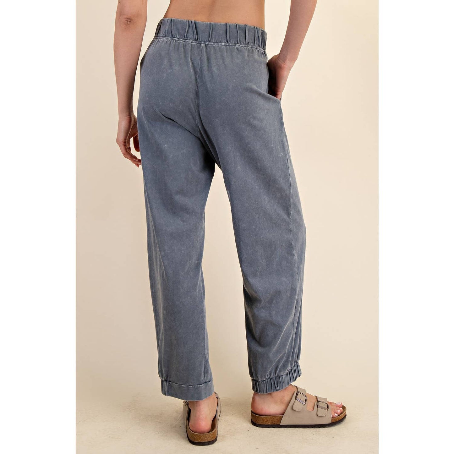 MINERAL WASHED COTTON LOUNGE PANT