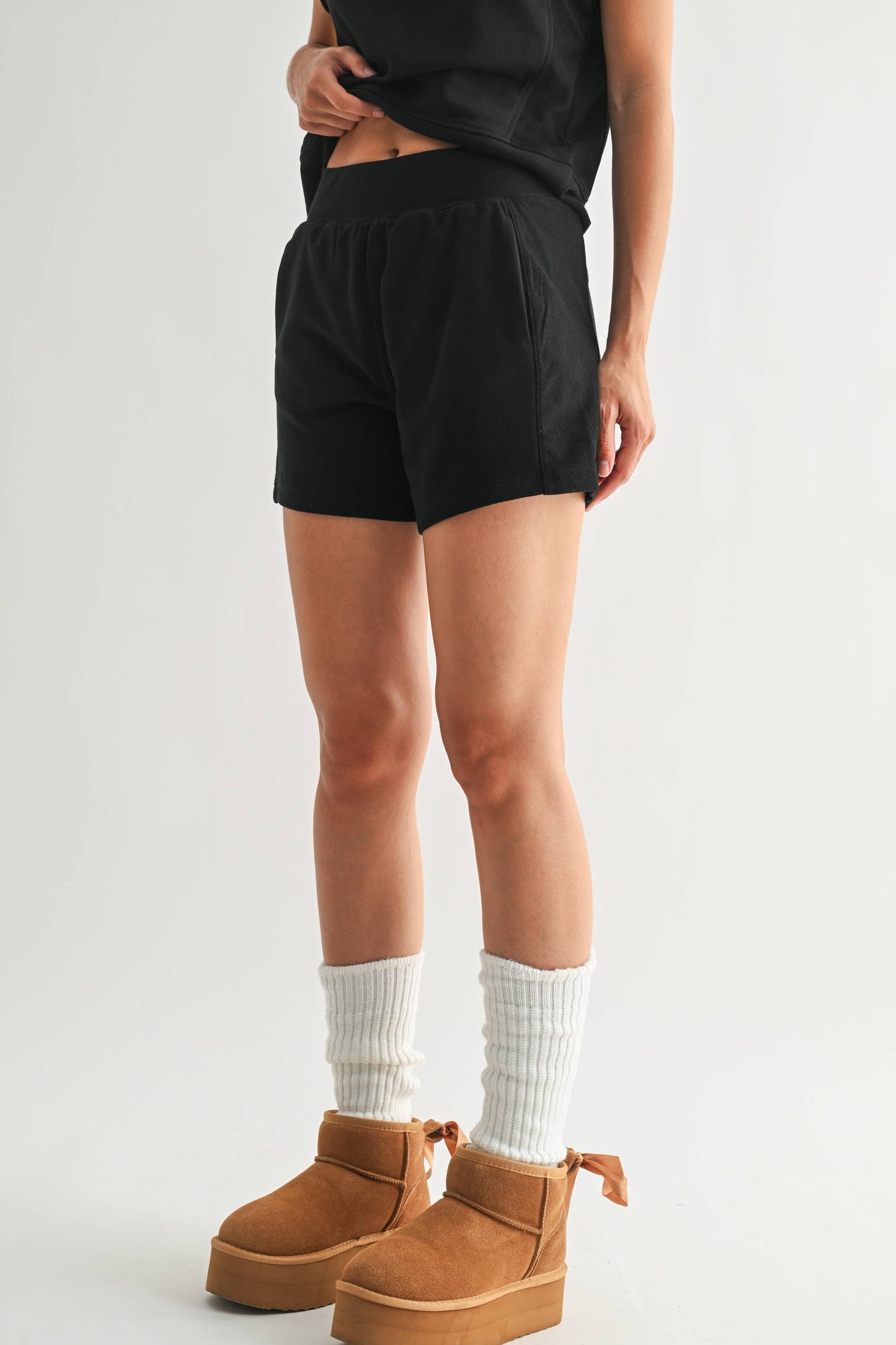 Offset French Terry Lounge Shorts